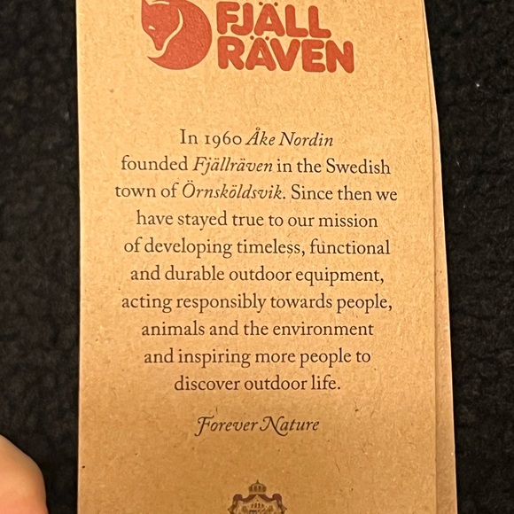 Fjallraven Black Fleece Jacket with Zipper - Picture 4 of 7